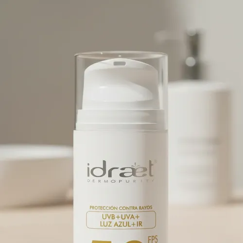 Idraet Protector Solar Facial Fps 50 Con Color Light Beige