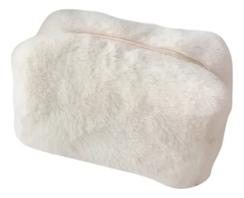 Bolsa De Maquillaje De Felpa For Mujer, Bolsa De Viaje