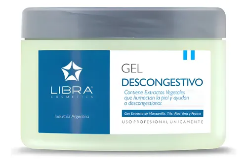 Libra Gel Descongestivo Manzanilla Aloe Tilo Piel Sensible 250