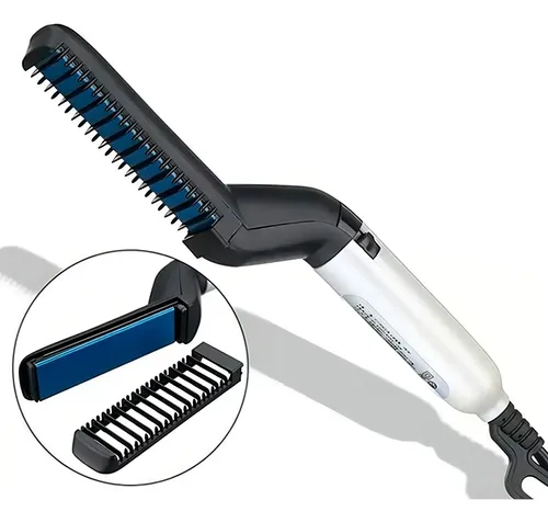 Cepillo Alisador Mozku Modelling Comb Cerámica Blanco Alisa Barba
