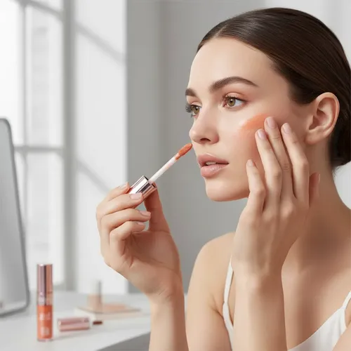 Rubor Líquido L’oréal Paris Lumi Liquid Blush 627 Warm Peach