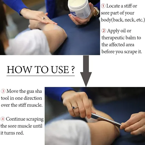 Herramienta De Masaje Gua Sha Allshow, Herramienta De Raspad