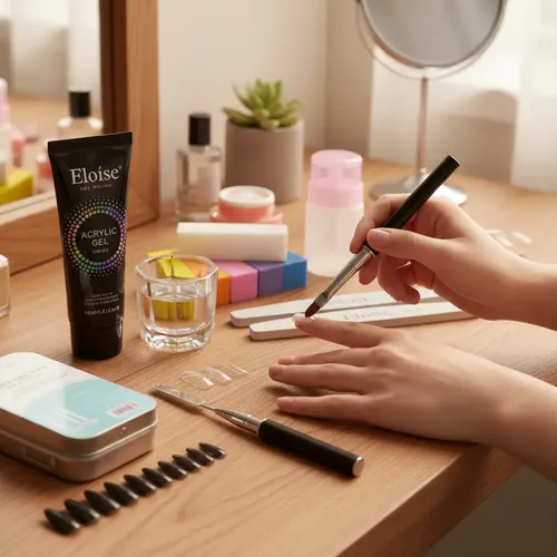 Kit Para Uñas Soft Gel,poli Gel Y Acríc Gel, Lima, Pincel