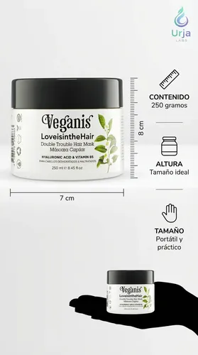 Veganis Máscara Capilar Ácido Hialurónico X250gr