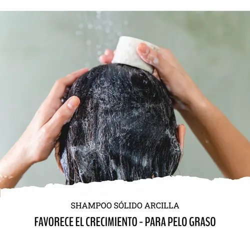 Shampoo Solido Natural Vegano Arcilla 50gr – Cabello Graso The Mash Store