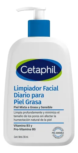 Cetaphil Loción Limpiadora Para Piel Grasa 237 Ml