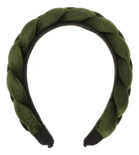 Diadema Trenzada Aro Para El Cabello De Tela Ligera
