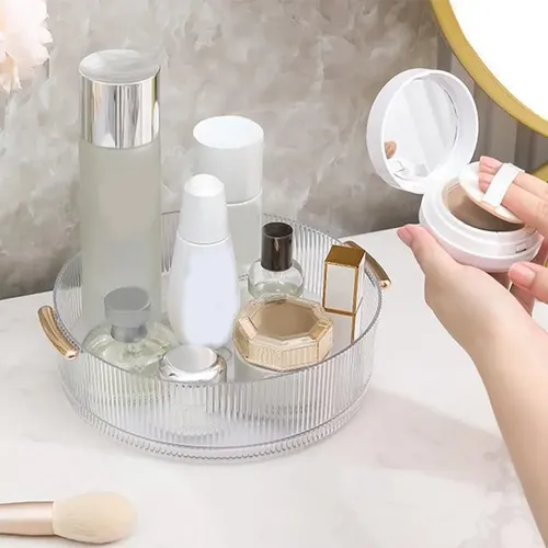 Organizador De Maquillaje Giratorio De 360° Para Tocador, Pe