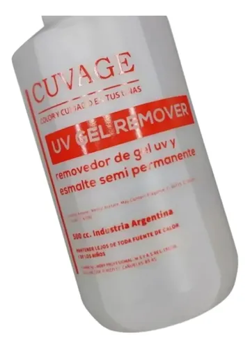 Quitaesmaltes De Uñas Removedor Semipermanente Cuvage 500cc
