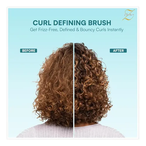 Definidor De Rizos Zainy Cepillo Para Pelo Rizado Set &…