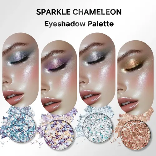 Color Nymph Paleta Sombra Glitter Holográfica Prisma