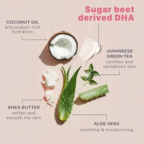 Self Tanner Loción De Bronceado Con Ingredientes