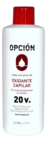 Oxidante Capilar 20 Vol En Crema Estabilizada Opcion X 900ml 20 Volúmenes