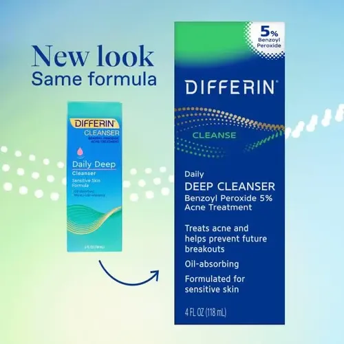 +jabón Facial Differin Acne Con Peróxido De Benzoilo Al 5%,  Acneica