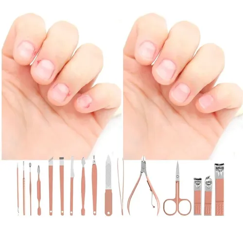 Set 16 Piezas Manicuria Profesional Completo Alicate Yensen