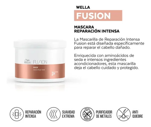 Máscara Capilar Wella Fusion Profesional 500ml
