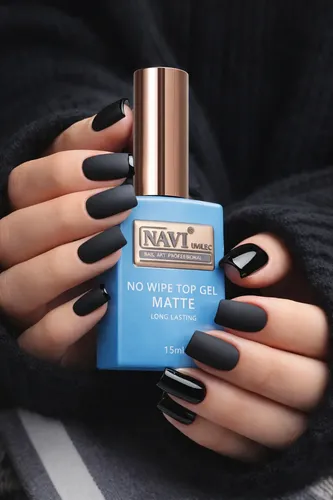 Esmalte Top Coat Efecto Matte 15ml Navi Uv/led Uñas