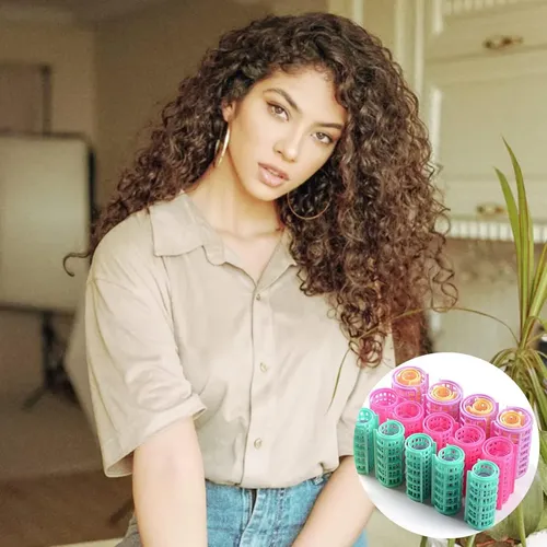 30 Rizadores De Pelo, 5 Tamaños, Portátiles, De Plástico, Zx
