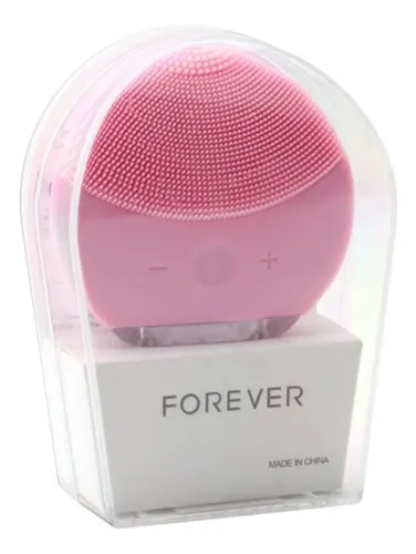 Cepillo Facial Eléctrico Forever Lina Mini 2 de Silicona Rosa Chicle