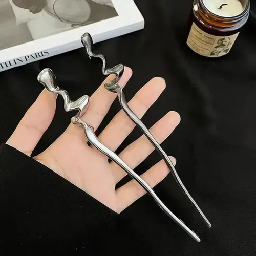 Palillos Para Cabello Mujer Metal Chino Retro 2 Piezas