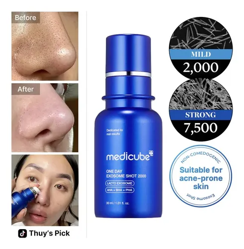 Medicube One Day Exosome Shot 2,000 Ppm Facial Serum Momento