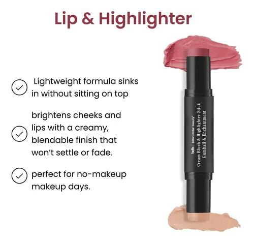 Crema De Belleza Para Colorete E Iluminador En Barra Billion