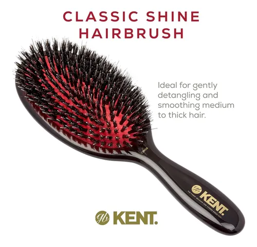 Cepillo De Pelo Kent Csmm Natural Boar Bristle Oval