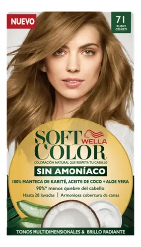 Soft Color Kit De Tintura Semipermanente 71 Rubio Cenizo