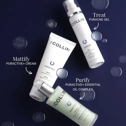 Crema G.m. Collin Puractive+ Para Piel Grasa Y Acne Mixta