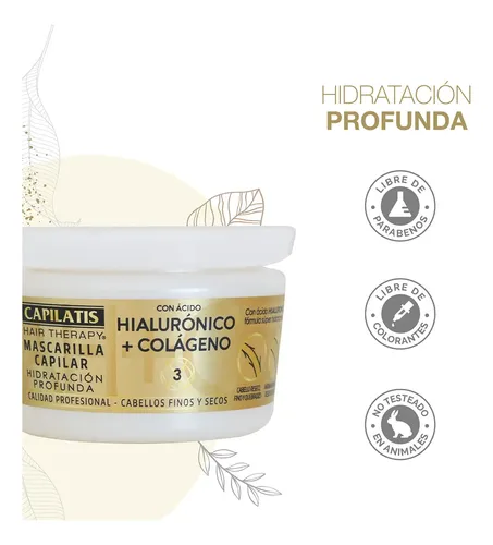 Mascarilla Capilar Capilatis Con Ácido Hialurónico+colágeno