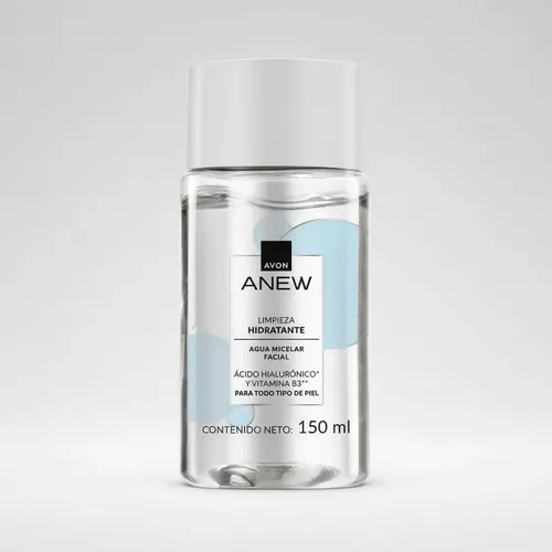 Avon Anew Agua Micelar Facial C/ac.hialuronico Y Vit B3
