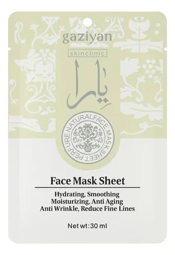 Mascarilla Facial Hidratante Rejuvenecedora Ácido Hialurónic