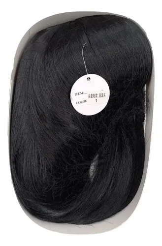 Peluca 40cm Corta Bob Carre Simil Natural Diaria Teatro