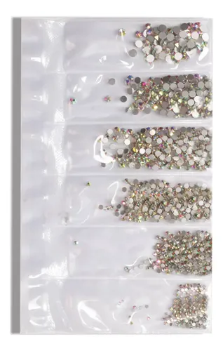 1 Juego De Diamantes De Imitación Para Uñas De Vidrio De Var