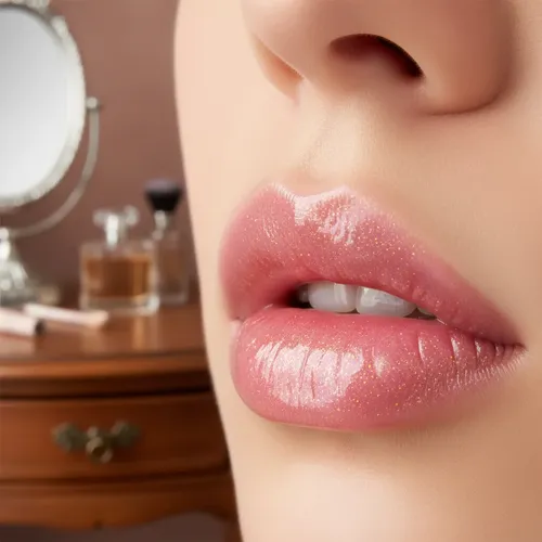 Lip Gloss Tei Cambia Color Magico C/ Glitter Make Up Patita