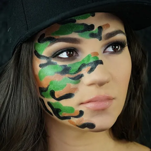 Paleta De Maquillaje Mehron Tri-color Camouflage