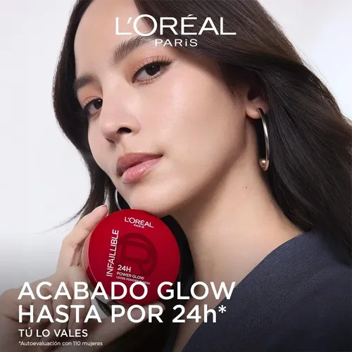 L’Oréal Paris Infallible 24h Power Glow polvo traslúcido con acabado glowy, duración hasta por 24h