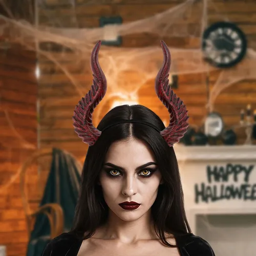 Diadema Con Forma De Diablo, Para Cosplay De Halloween, Desm