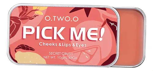 Lápiz Labial 3 En 1, Paleta Reparadora De Sombras, Rubor, Cr