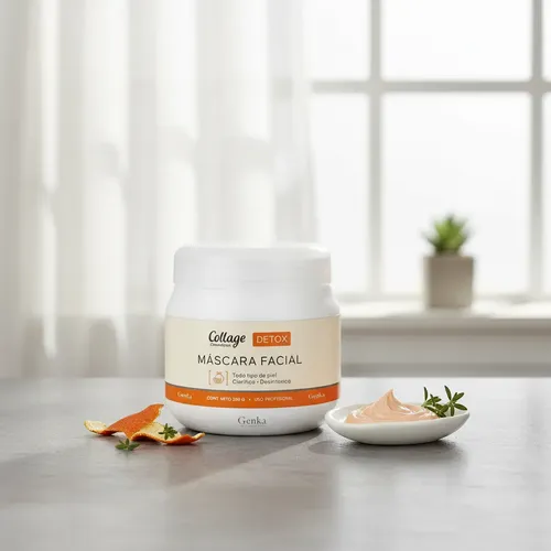 Mascarilla Facial Detox Blend Naranja Por 250gr Collage