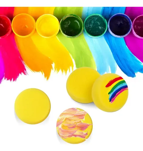 Z, Esponja Pintura Redonda 70 Piezas, Esponja Sintética