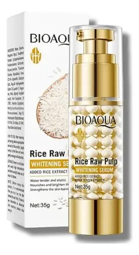 Serum Facial Blanqueador Pulpa De Arroz Linea Premium Momento De Aplicación Día/noche Tipo De Piel Mixta