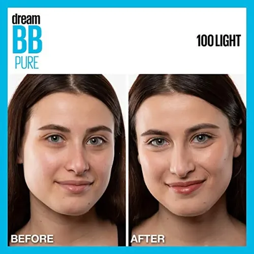 Crema Bb Limpiadora Maybelline Dream Pure Skin, 8 En 1