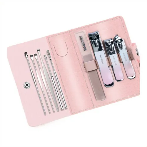 Juego De Cortaúñas Z Pink Precision De 10 Piezas Para Pedicu