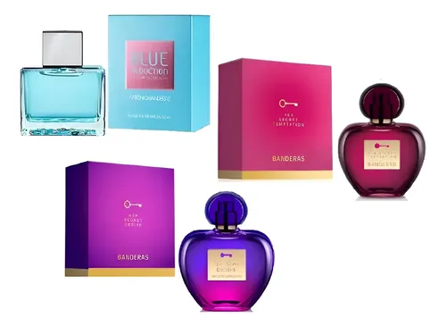Perfume Banderas Promoción X 3 Para Mujer Orig. Importados