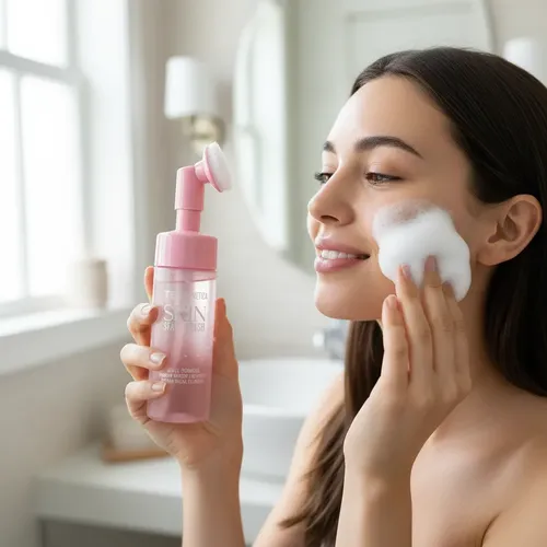 Espuma Limpiadora Facial Tei Con Cepillo Integrado