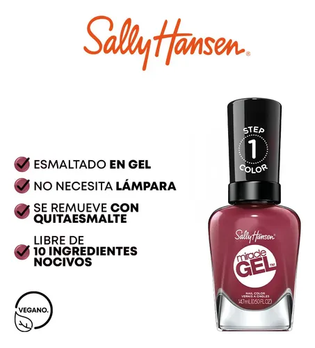 Esmalte Uñas Miracle Gel 14,7ml Sally Hansen