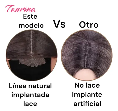 Peluca Rosa Lace Front Lineal Opaca R4/4/pink# R4-4-pink Universal