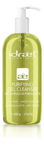 Gel Limpiador Purificante Idraet para piel grasa de 500mL