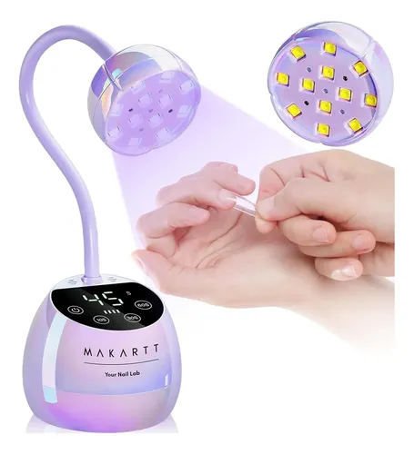 Lámpara Uv/led Makartt Para Uñas Glazed Purple